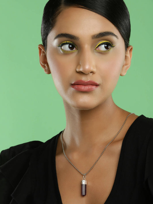 Women's Silver-Plated Chain - Ruby Raang | Swadesiicart