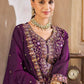 Anaita Purple Vichitra Silk Readymade Suit with Embroidery & Lace Work