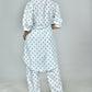 Morchari Digital Print Semi Muslin Co-Ord Set Top & Trouser-Multicolor - Swadesiicart