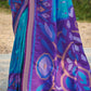 Shree Shyam Fashion Blue Soft Silk Saree