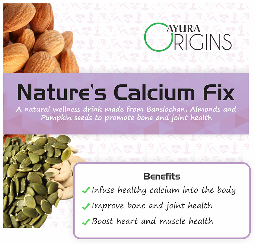 Ayura Origins Nature's Calcium Fix Powder - Swadesiicart