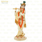 Shyam Antique Creation Lord shri Krishna Playing Flute Standing kanha Idol - Swadesiicart
