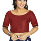 Aastha Fashion Women's Maroon Art Silk Designer Party Wear Readymade Blouse