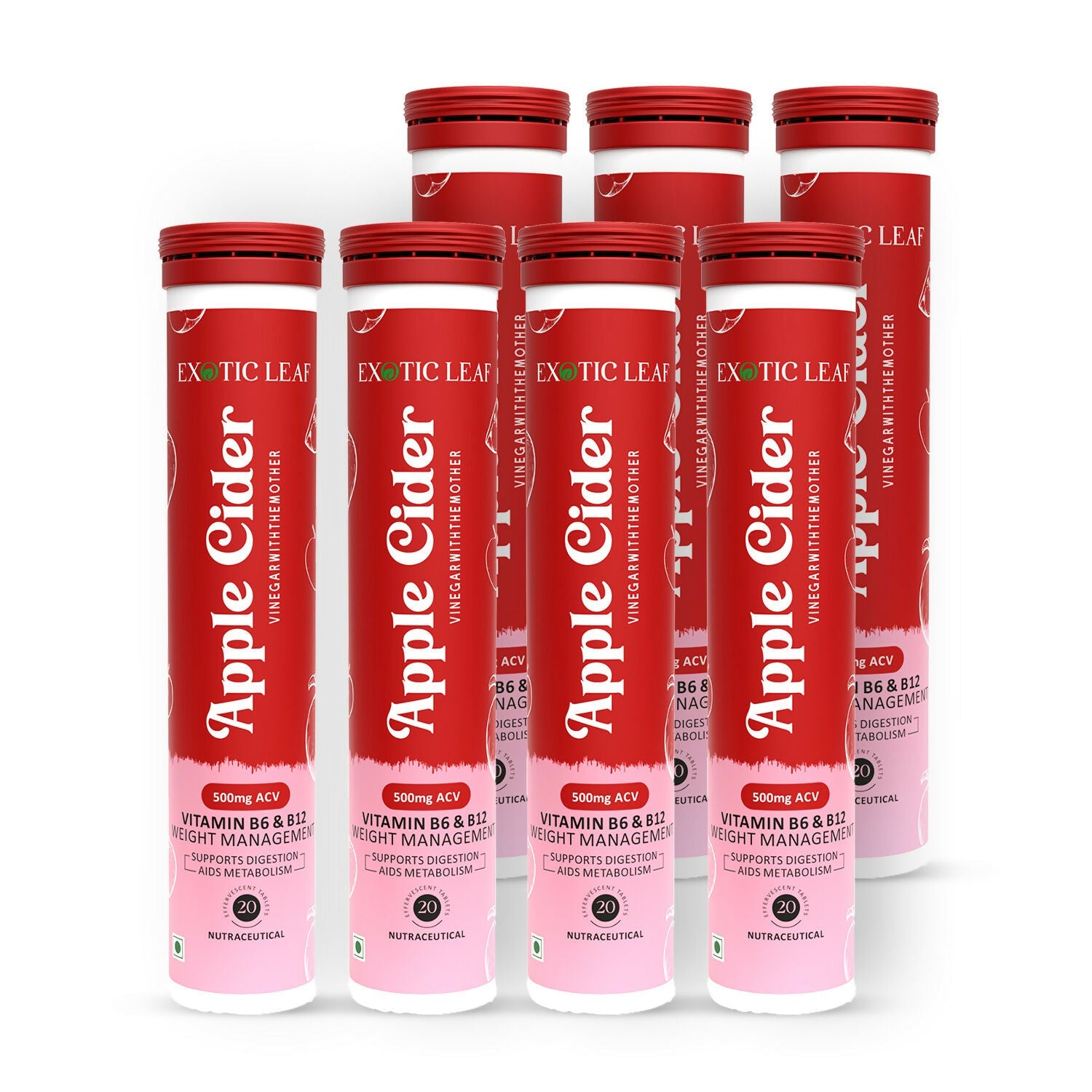Exotic Leaf Apple Cider Vinegar Tablets - Swadesiicart