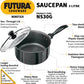 Hawkins Futura Non-stick Sauce Pan 20 cm Diameter with Lid 3 L (NS30G) - Swadesiicart