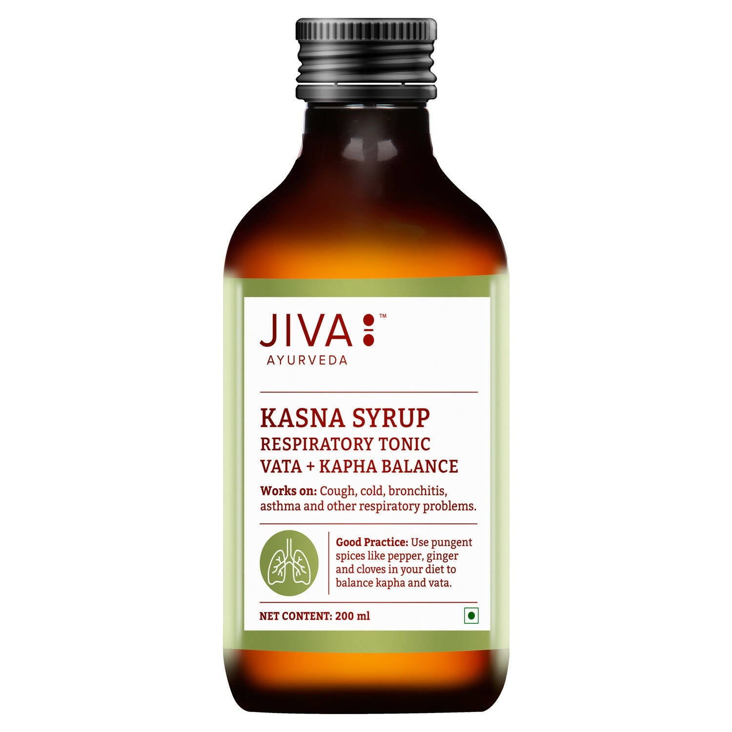 Jiva Ayurveda Kasna Syrup - Swadesiicart