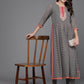 Ahalyaa Women Ethnic Motifs Printed Pleated Sequinned Kurta with Trousers - Grey Color | Swadesiicart