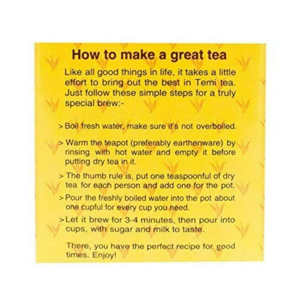 Sikkim Organic Temi Tea Special Black Tea - Swadesiicart