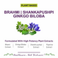 Bliss Welness Brahmi Shankpushpi Ginkgo Biloba Tablets - Swadesiicart