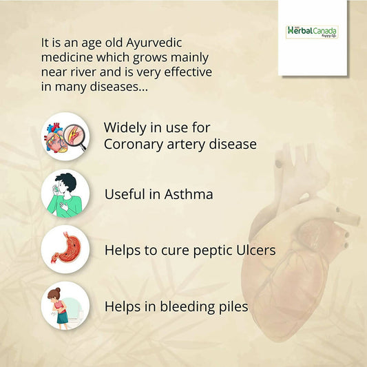 Herbal Canada Arjuna Extract Tablets - Swadesiicart