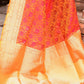 Joban Fashion Tangent Banarasi Katan Pure Handloom Banarasi Silk Saree | Swadesiicart