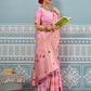 Shree Shyam Fashion Light Pink Silk Saree