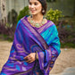 Shree Shyam Fashion Blue Soft Silk Saree