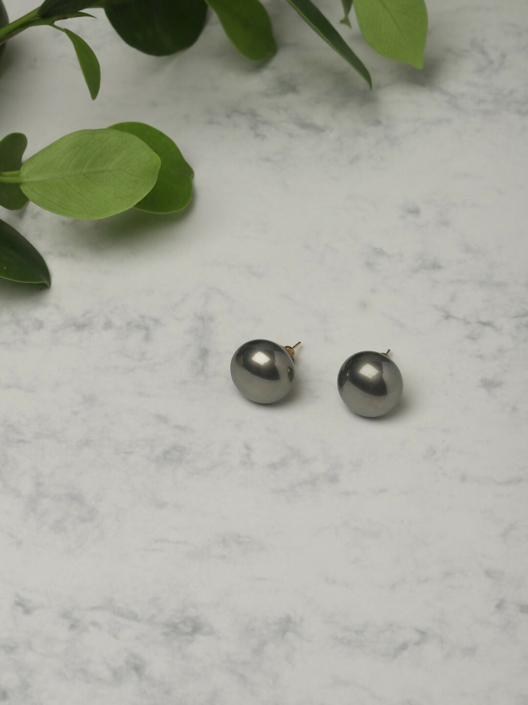 Grey Studs (16mm)- Ruby Raang | Swadesiicart