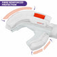 DSC Krunch 7.0 Men's Leather Right Hand Cricket Batting Gloves - Size Small (White Orange) - Swadesiicart
