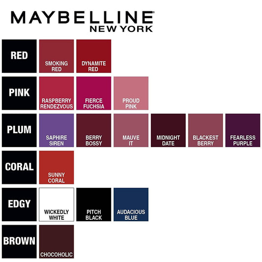 Maybelline New York Color Sensational Creamy Matte Lipstick/903 Midnight Date - Swadesiicart
