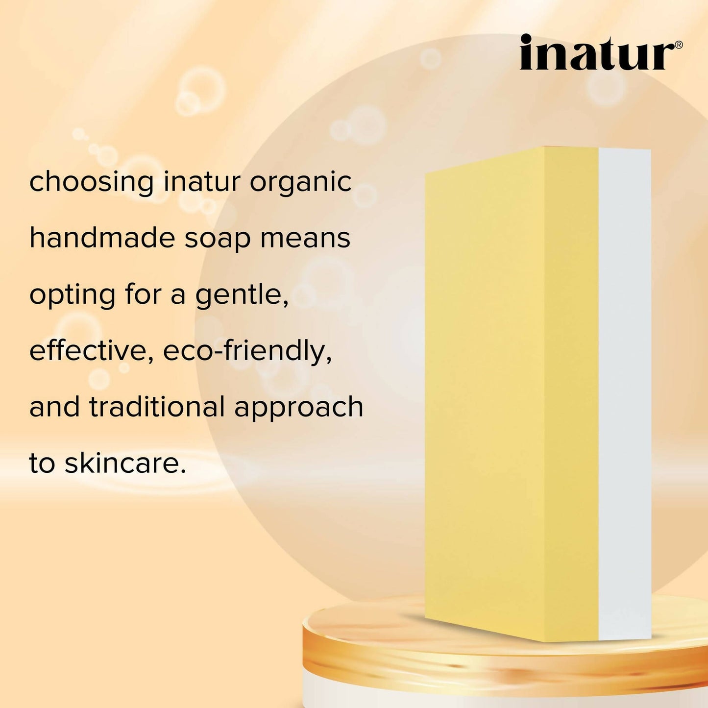 Inatur Papaya and Coconut Soap - Swadesiicart