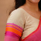 Exclusive Collection Beige Beautiful Khadi Cotton Handloom Saree - Swadesiicart