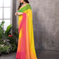 Aafreen Partywear Designer Multi Georgette Fancy Saree