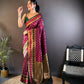 Joban Fashion Green Butti Banarasi Silk Sarees | Swadesiicart
