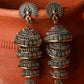 Mominos Fashion Peacock design Golden colour Earrings - Swadesiicart