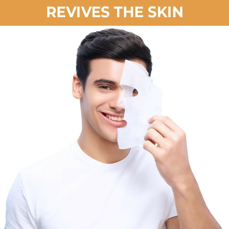 Nykaa Skin Secrets Indian Rituals Besan + Turmeric Sheet Mask For Calm & Moisturised Skin - Swadesiicart