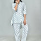 Morchari Digital Print Semi Muslin Co-Ord Set Top & Trouser-Multicolor - Swadesiicart