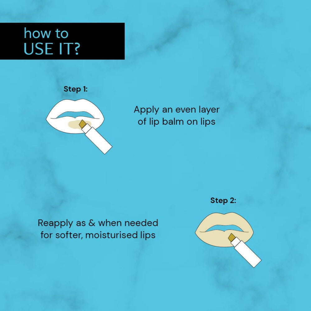 Deconstruct Hyaluronic Acid Lip Balm With 1% Cupuacu Butter - For Fuller lips, Dry Lips, Reduces Flakiness - Swadesiicart
