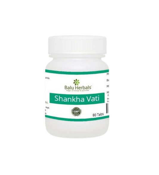 Balu Herbals Shankha Vati Tablets - Balu Herbals