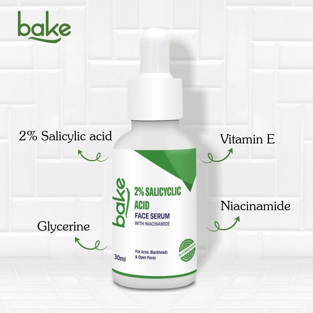 Bake 2% Salicylic Acid Face Serum With Niacinamide | Swadesiicart