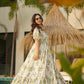Aayaa Designer Printed Full Flared Gown - Multi Color