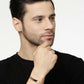 NVR Men Rose Gold Stainless Steel Cuff Bracelet - NR Retail-NVR