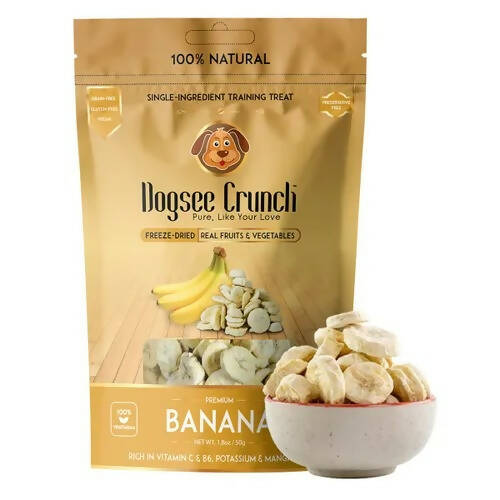 Dogsee Chew Crunch Banana - Swadesiicart
