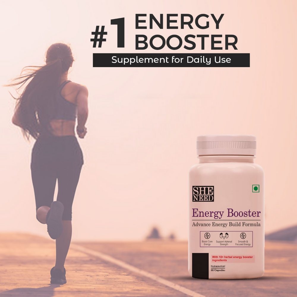 SheNeed Energy Booster Capsules with Advance Energy | Swadesiicart