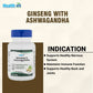 Healthvit Ginseng & Ashwagandha Capsules | Swadesiicart