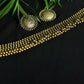 Mominos Fashion Johar Kamal Oxidised Gold-Polished Brass Finish Ghungroo Design Choker Set | Swadesiicart