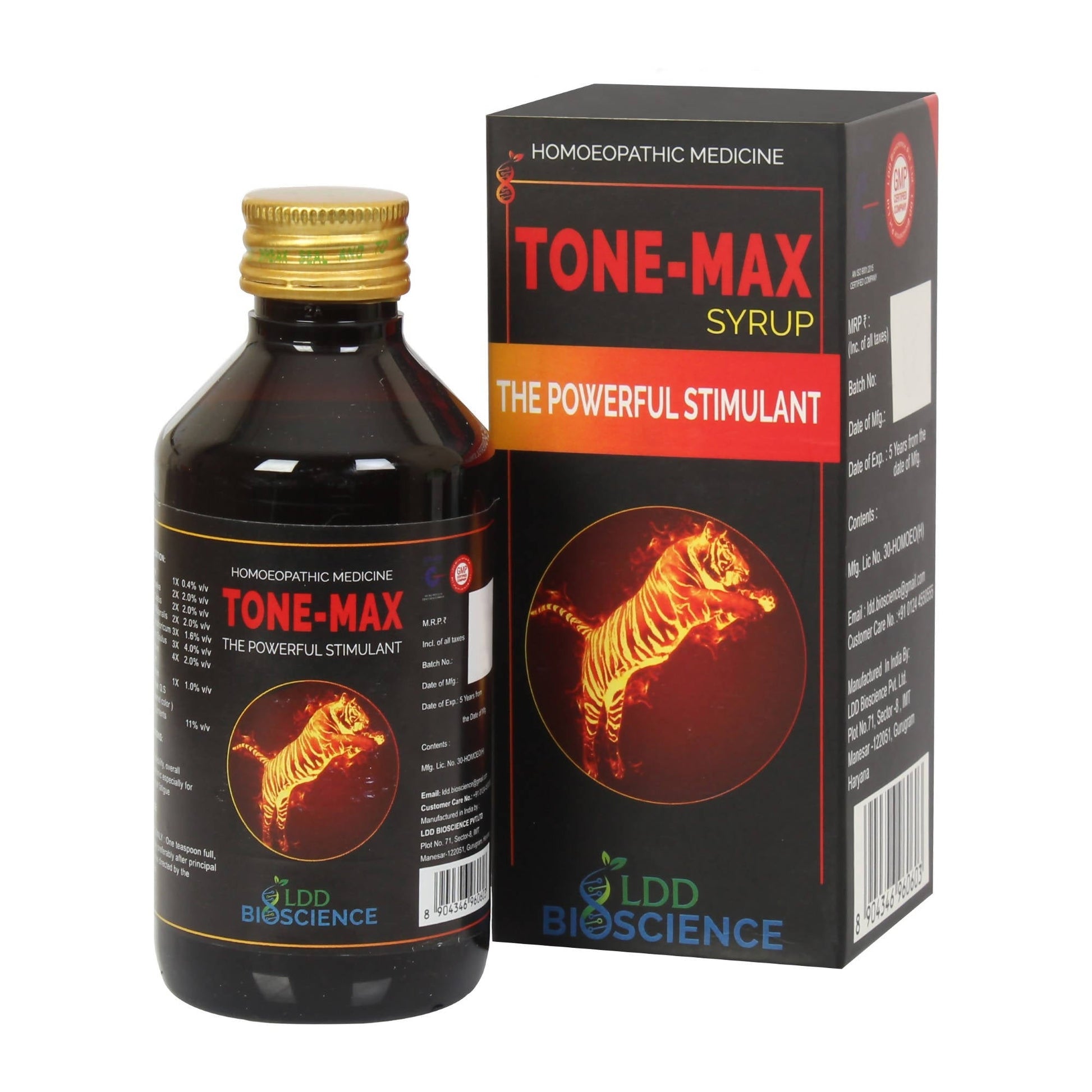 LDD Bioscience Homeopathy Tone-Max Syrup | Swadesiicart