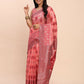 Shree Shyam Fashion Linen Cotton Peach Saree