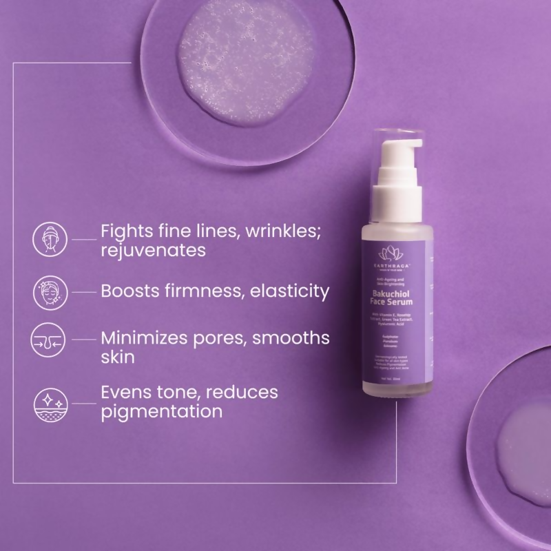 Earthraga Bakuchiol Face Serum | Swadesiicart