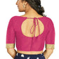 Aastha Fashion Women's Pink Art Silk Designer Traditional Readymade Blouse
