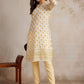 Anouk Women Floral Printed Chikankari Kurta | Swadesiicart