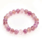 Amethyst Brown and Black Round crystal Beads Elastic Bracelet - Ruby Raang | Swadesiicart