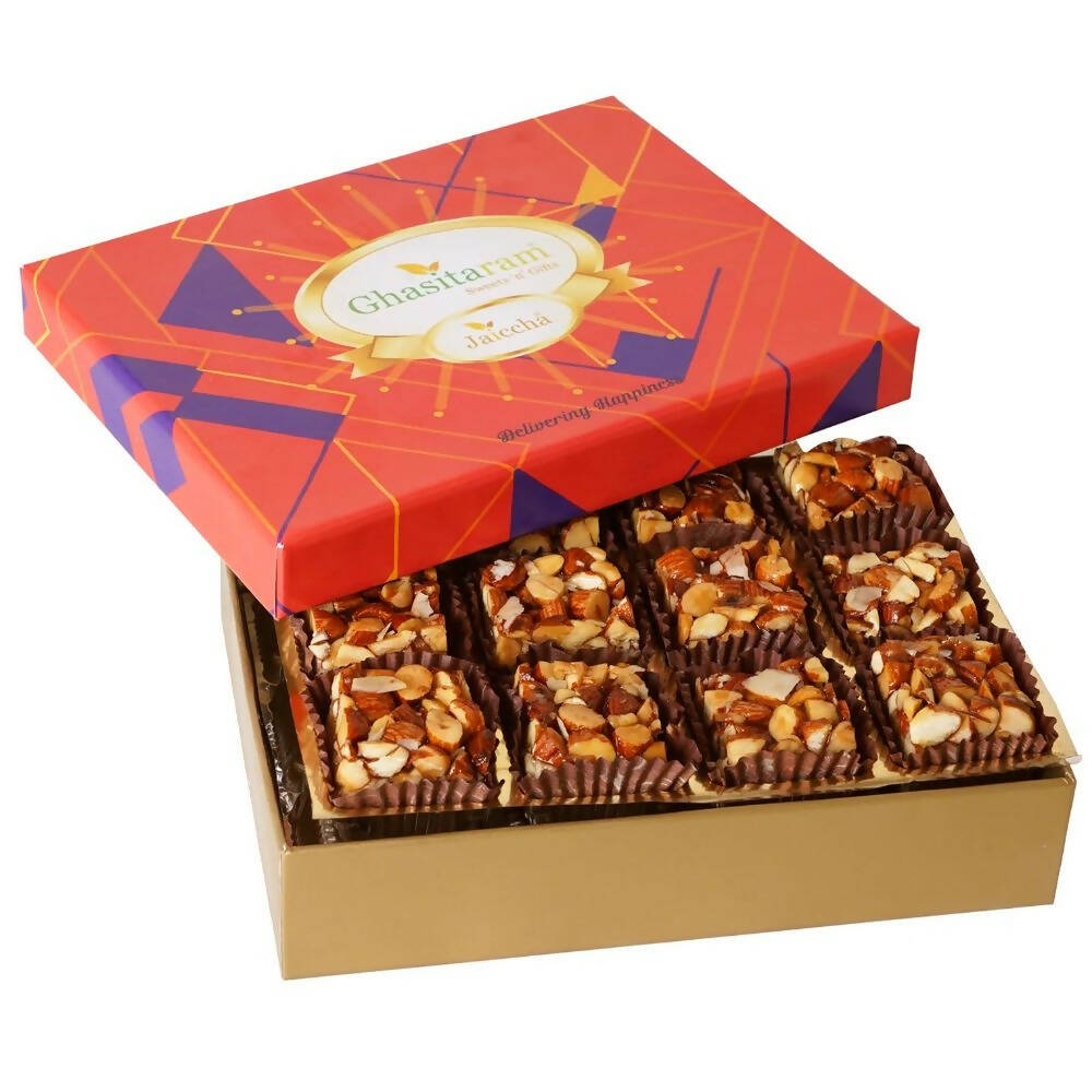 Ghasitaram Sugarfree Almond Delight in Premium Box | Swadesiicart