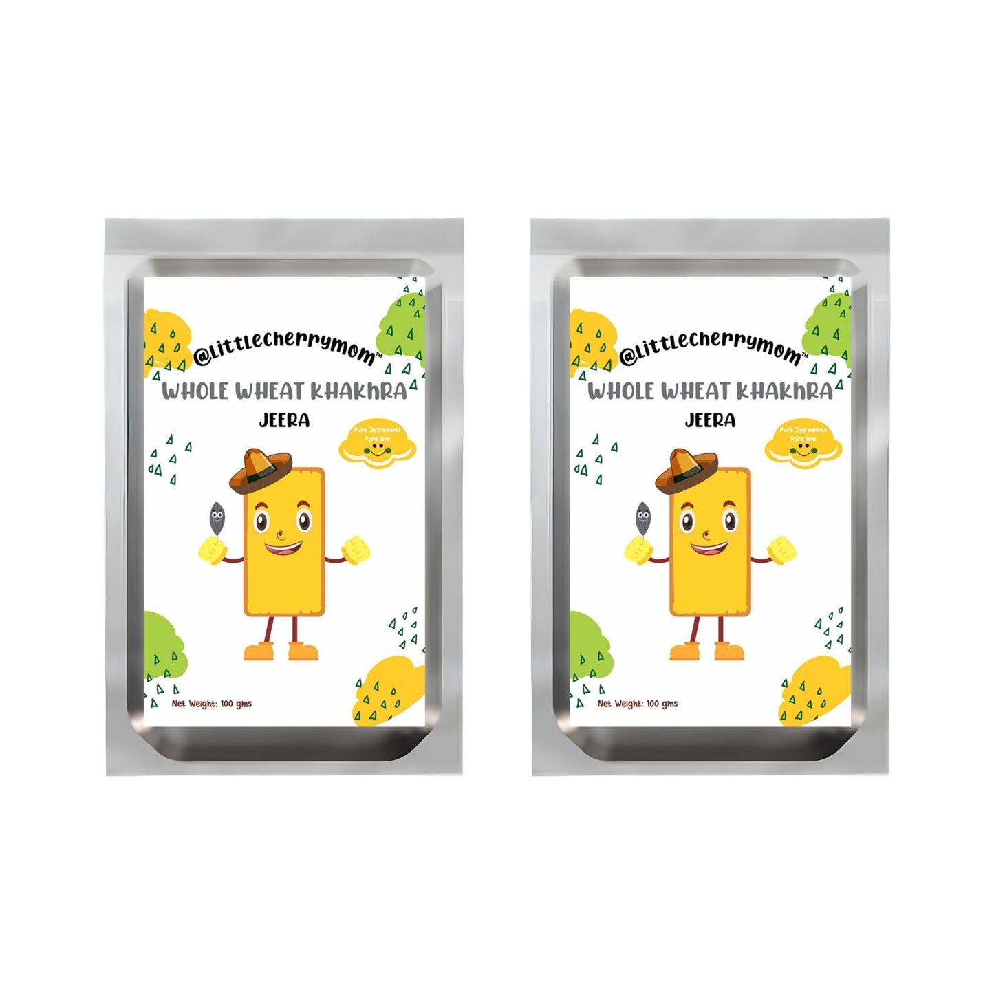 Littlecherrymom Whole Wheat Khakhra ?Jeera | Swadesiicart