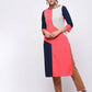 Aniyah Crepe Block Printed Multicolor Straight Kurta (AN-138K) - Swadesiicart