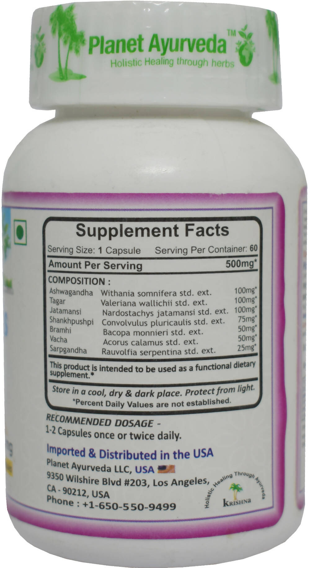 Planet Ayurveda Sleep Naturals - Swadesiicart