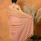 Very Much Indian Designer Mul Cotton Handloom Saree with Sequins - Peach | Swadesiicart