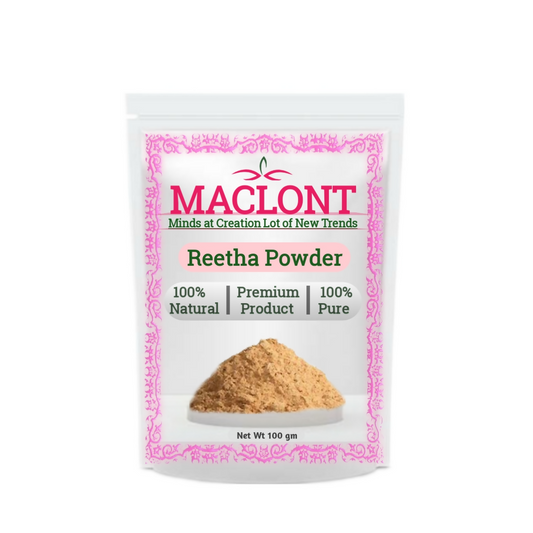 Maclont Reetha (Soapnut) Powder - Swadesiicart