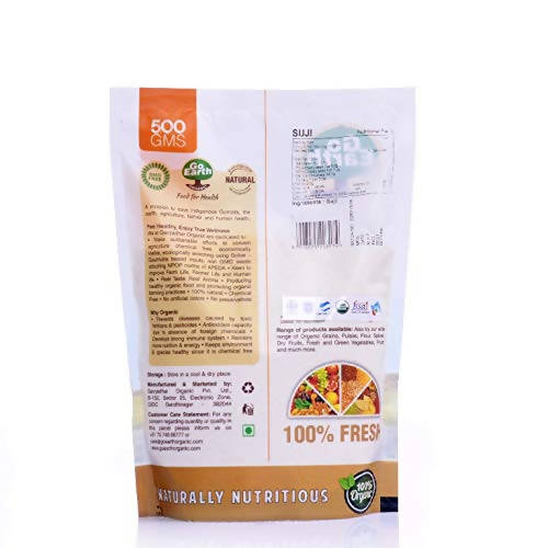 Go Earth Suji (Semolina) - Swadesiicart
