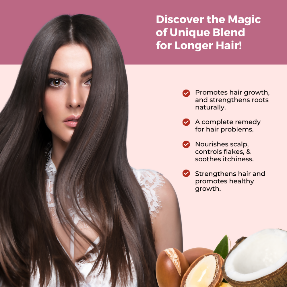 Prisa Organics Argan & Coconut Shampoo - Swadesiicart